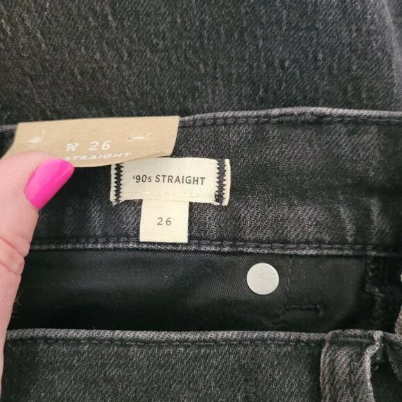NWT Madewell The 90s Straight Jean Womens 26 Belmere Wash High Rise Denim - Picture 8 of 10